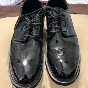 Rocky Glossy Black Men's Oxfords